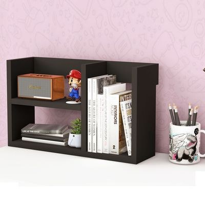 Mahmayi Modern Office Bookcase, Open Design for Easy Access, Stylish and Functional Storage Solution Bookshelf for Home and Office, Perfect for Organizing Books Decor - Black