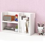 Mahmayi Modern Office Bookcase, Open Design for Easy Access, Stylish and Functional Storage Solution Bookshelf for Home and Office, Perfect for Organizing Books Decor - White