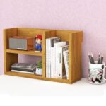 Mahmayi Modern Office Bookcase, Open Design for Easy Access, Stylish and Functional Storage Solution Bookshelf for Home and Office, Perfect for Organizing Books Decor - Light Walnut