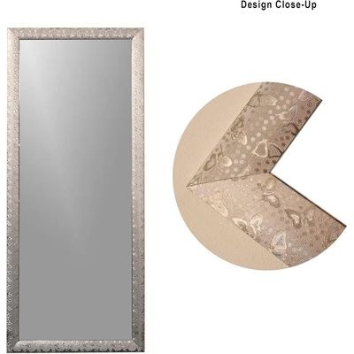 Full Length Mirror 171 × 71 cm – Silver Frame Wall Mounted or Leaning Floor Mirror, Full Body Dressing Mirror for Bedroom, Closet, Hallway & Living Room - Image 3