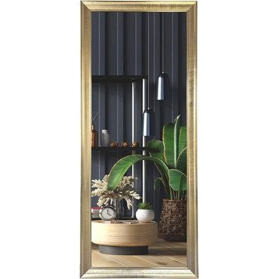 Mirror Full Length Stand 193cm x 83cm Standing Hanging or Leaning Against Wall, Large Rectangle Bedroom Mirror Floor Mirror Dressing Mirror Wall-Mounted Mirror, PVC Frame - Golden - Image 2