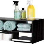 Entryway Shoe Storage Bench with Cushion | Hallway Organizer & Hidden Lift-Top Storage Black 60 cm