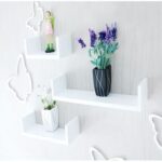 3-piece Wall Mounted Floating - White