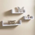 3-piece Wall Mounted Floating - White