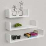 3-piece Wall Mounted Floating - White