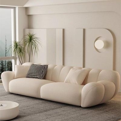 Modern Cream 2-Seater Sofa –220 Cm - Off White