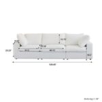Minimalist Modular Sofa For Living Room - Gray
