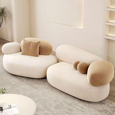 Symmetrical Bow Front Corner Sectional with Round Arm & Concealed Support – Modern Comfort Design - Image 2