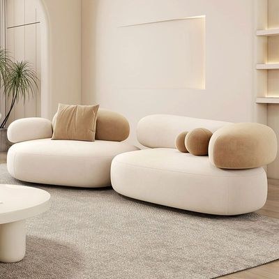 Symmetrical Bow Front Corner Sectional with Round Arm & Concealed Support – Modern Comfort Design - Image 4