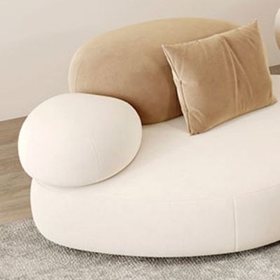 Symmetrical Bow Front Corner Sectional with Round Arm & Concealed Support – Modern Comfort Design - Image 5