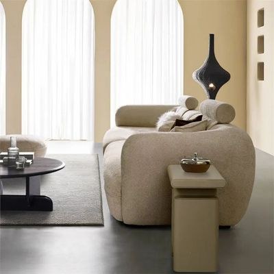 Minimalist Boucle 3-Seater Sofa for Living Room - Beige -235 cm - Image 3