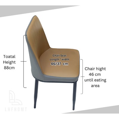 5-Pieces Dining Sets, 1 Piece Rectangular Table With with 4 Chairs Modern Design Furniture for Home, Dining Room, Cafeteria - Image 5
