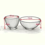 Maple Home Bowl-Shaped Nesting Coffee Table Set,72cm&47cm,White Marble Pattern,Beige/Orange Faux Leather Wrapped,Living Room Furniture