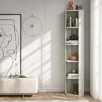 Nati Corner Bookcase - Ash Green