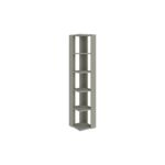 Nati Corner Bookcase - Ash Green