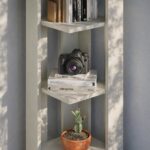Nati Corner Bookcase - Ash Green