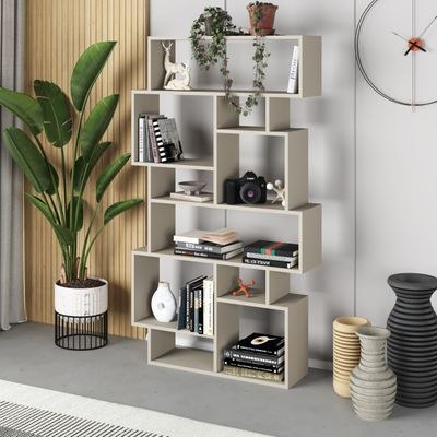 Mourah Karmato Bookcase - Sandstone - 2 Years Warranty - Image 2