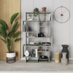 Mourah Karmato Bookcase - Ash Green - 2 Years Warranty