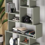 Mourah Karmato Bookcase - Ash Green - 2 Years Warranty