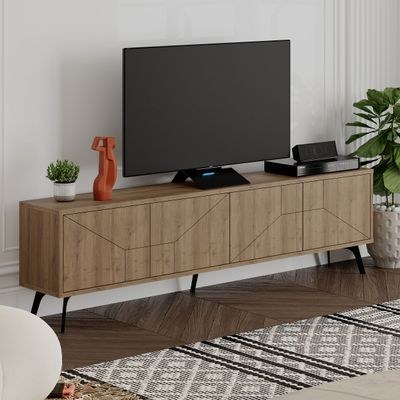 Mourah Dune Tv Stand Up To 70 Inches With Storage - Hitit - 2 Years Warranty - Image 2