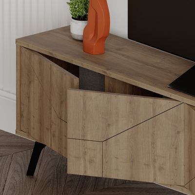 Mourah Dune Tv Stand Up To 70 Inches With Storage - Hitit - 2 Years Warranty - Image 4