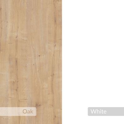 Mourah Home Gora Console - Modern Sideboard With 4 Doors - Storage Cabinet For Living Room, Office, Lounge, Dining Room, Kitchen, Hallway - 40X82X180 Cm - Oak/ White - Image 5