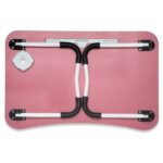 Portable Folding Laptop Table With iPad And Cup Holder