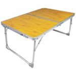Laptop Stand Plastic Mat Adjustable Portable Laptop Table Folding Stand Computer Reading Desk Bed Tray (Black) Laptop Accessories (Color: Wood)