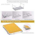 Laptop Stand Plastic Mat Adjustable Portable Laptop Table Folding Stand Computer Reading Desk Bed Tray (Black) Laptop Accessories (Color: Wood)
