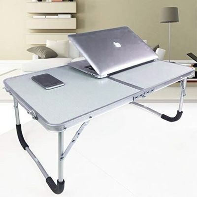 Computer Components Rubber Mat Adjustable Portable Laptop Table Folding Stand Computer Reading Desk Bed Tray Laptop Accessory - Image 2