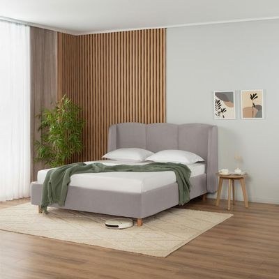 Bed Milora Nova 180x200, with Lifting mechanism - Light Grey - Image 4