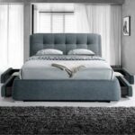 Artisan Fabric Premium Bed Frame with Drawers 90x200 Fabric Single Bed