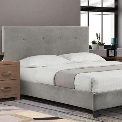 Julian Premium Bed Frame 200x200 Fabric Super King Bed - Image 2