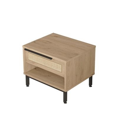 Home Canvas Ocean Commode with Drawer & Open Shelf - Image 5