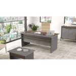 Home Canvas Concretea Office Desk, Cura Concrete - Anthracite