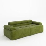 Contemporary Luxury Sofa with Deep Cushioned Seating - 200 - Green