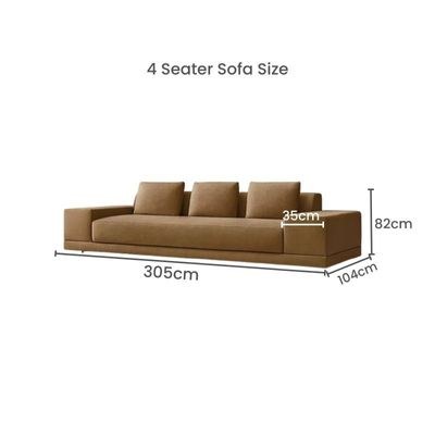 Modern Living Room 4-seater Sofa - Image 3