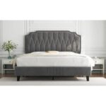 Whisper Premium Upholstered Bed Frame 120x190 Fabric Single Bed