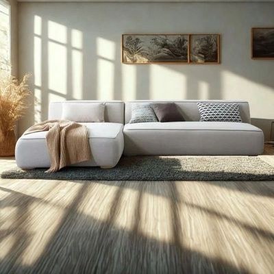 Braya Modern Sectional Sofa Set – L-Shaped 3-Seater Couch with Chaise Lounge, Sturdy Frame & Soft Fabric Cushions