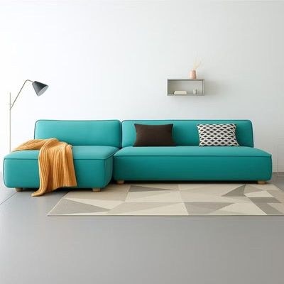 Braya Modern Sectional Sofa Set – L-Shaped 3-Seater Couch with Chaise Lounge, Sturdy Frame & Soft Fabric Cushions