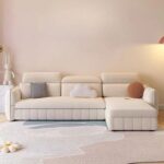 Modern 4-seater Sofa Bed with Chaise Storage – Upholstered Sectional Sofa Bed for Living Room - 255 cm