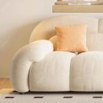 Cloud Lounge Couch Puffs Nordic Living Room Sofa Length 300cm x Width 97cm x Height 81cm - White