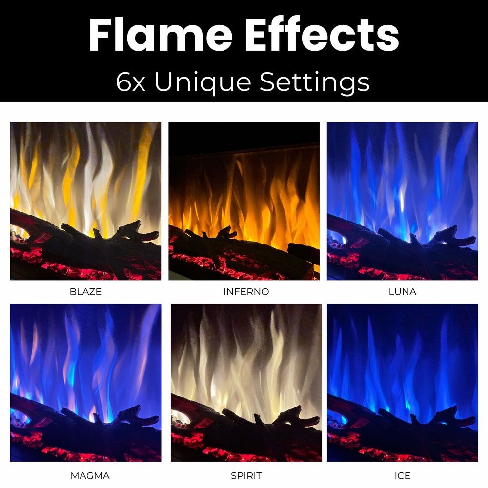 Studio Wall-Mounted Electric Fireplace - Image 3
