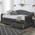 Aloho Day Bed With Drawers L221xW98xH93 - Grey