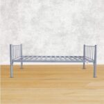 Single size Bed Heavy Duty Metal Bed Frame for Bedroom, Home Living Room, Easy to Move, Metal Bedframe, Size 90x190 cm – Durable & Stylish