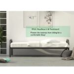 Single size Bed Heavy Duty Metal Bed Frame for Bedroom, Home Living Room, Easy to Move, Metal Bedframe, Size 90x190 cm – Durable & Stylish