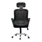 Desk Chair Office Chair for Home Height Adjustable Mesh Computer Chair with Mesh Swivel Computer Office Ergonomic Executive Chair (With Head Rest, Black)