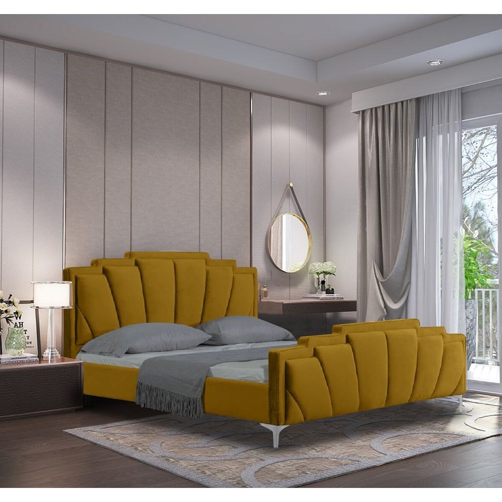 Jackson Upholstered Bed Frame 120x200 Fabric Single Bed