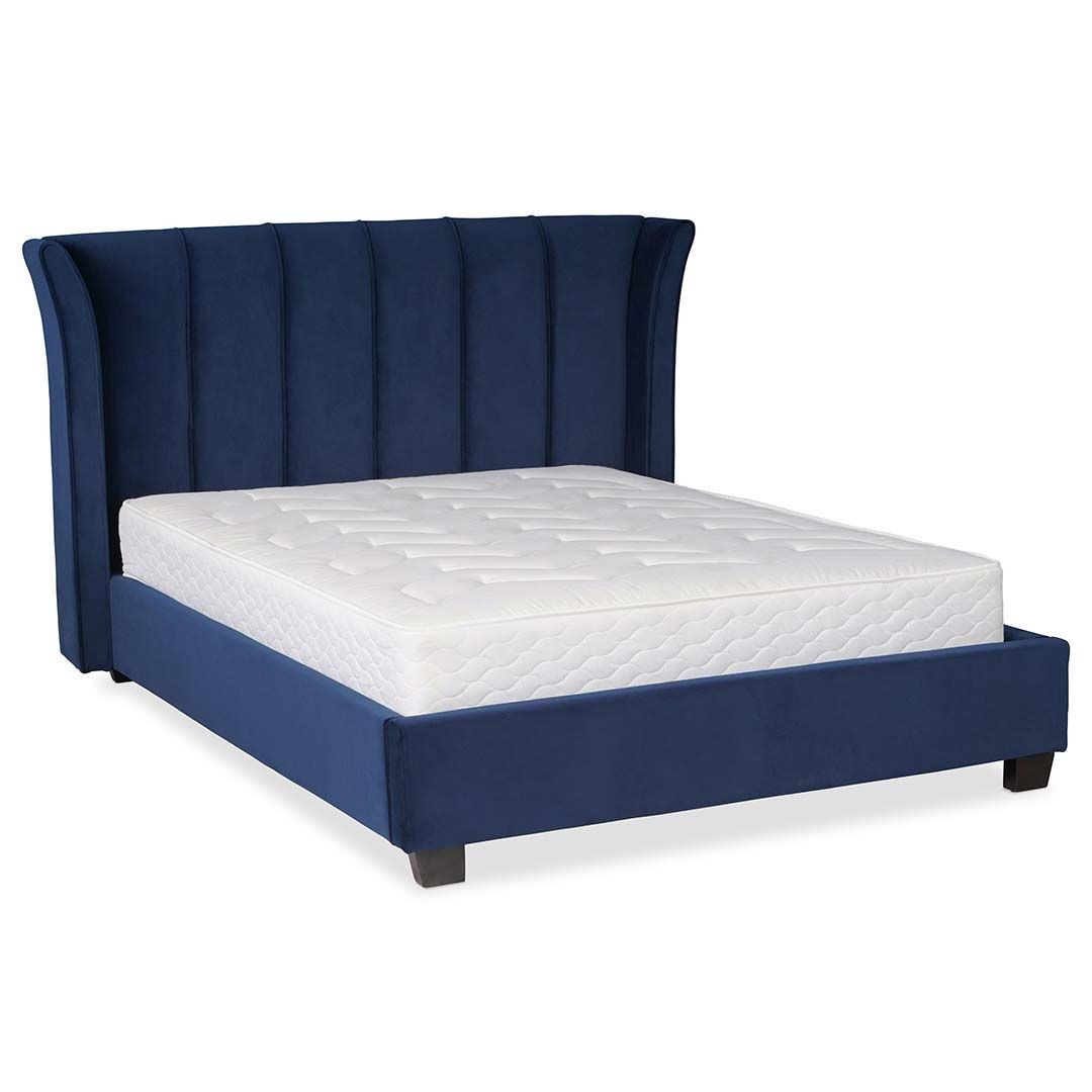 Morris Velvet Bed Frame 180x200 Fabric King Bed
