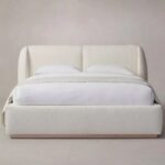 The Smith Bed in Buckle Fabric 160x200 Fabric Queen Bed